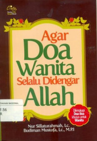 AGAR DOA WANITA SELALU DIDENGAR ALLAH