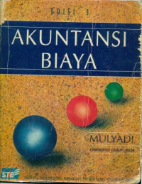 Image of AKUNTASI BIAYA EDISI 5