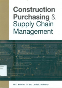 CONTRUCTION PURCHASING & SUPPLY CHAIN MANAGEMENT