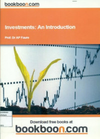Image of INVESTMENTS: AN INTRODUCTION