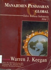 Image of Manajemen Pemasaran Global Jilid 2