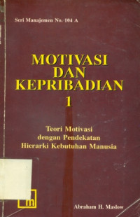 Image of MOTIVASI DAN KEPRIBADIAN 1