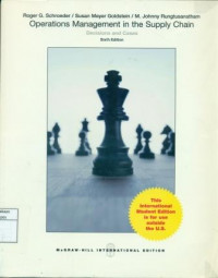 Image of Operations Management in The Supply Chain Decisions and Cases