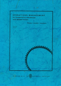 Operations Management for competitive Advantage with Global-Cases