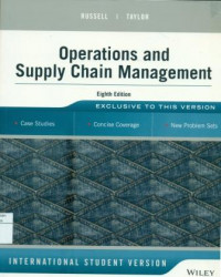 Operations and Supply Chain Management Eighth Edition