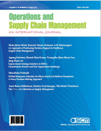 Operations and Supply Chain Management