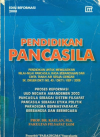 PENDIDIKAN PANCASILA EDISI REFORMASI 2008