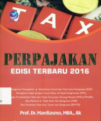 Image of PERPAJAKAN EDISI TERBARU 2016