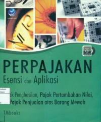 Perpajakan Esensi dan Aplikasi