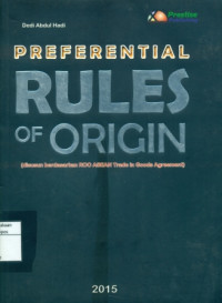 PREFERENTIAL RULES OF ORIGIN