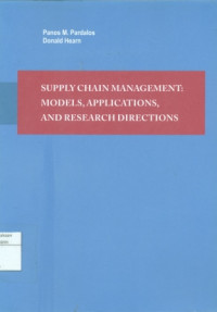 supply chain management : models,applications,and research directions