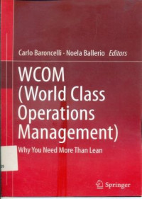 WCOM (WORLD CLASS OPERATIONS MANAGEMENT)