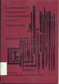 Image of FUNDAMENTALS OF TRANSPORTATION SYSTEM ANALYSIS